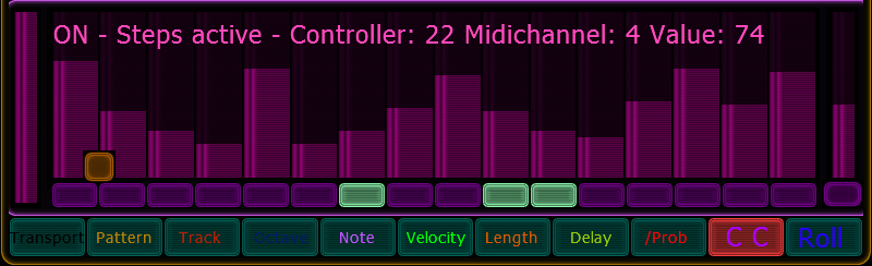 Control Change values