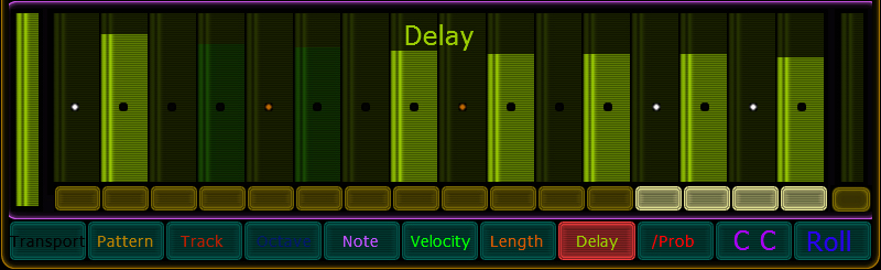 delay values