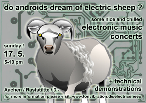 Flyer zu Electric Sheep